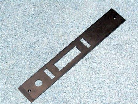Machined plate